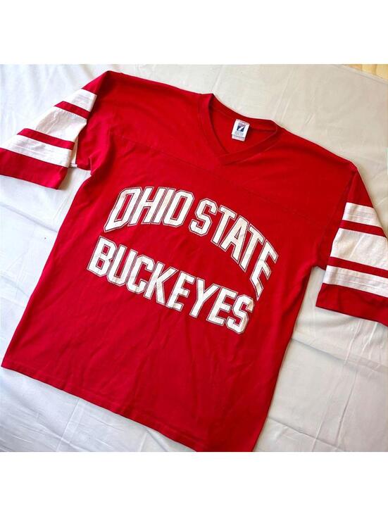 LOGO 7 Other - VTG 80s Ohio State Buckeyes Logo 7 Jersey T-Shirt Single Stitch Made in USA